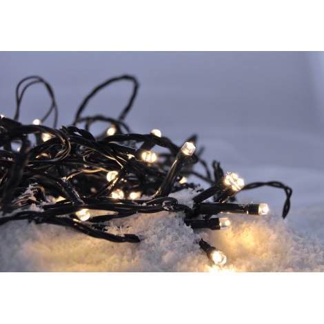 LED Kerst lichtsnoer voor buiten 500xLED/8 Functies IP44 55m warm wit