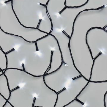 LED Kerst lichtsnoer voor buiten 50xLED/5m IP44 koud wit