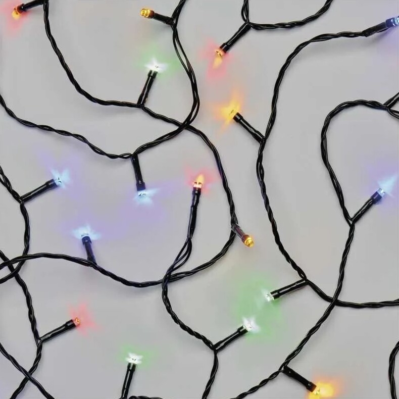 LED Kerst lichtsnoer voor buiten 50xLED/5m IP44 Meerdere kleuren