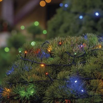 LED Kerst lichtsnoer voor buiten 50xLED/5m IP44 Meerdere kleuren