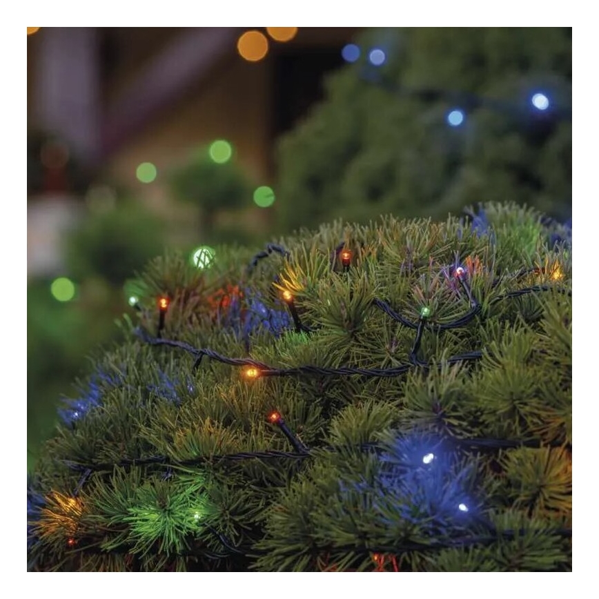 LED Kerst lichtsnoer voor buiten 50xLED/5m IP44 Meerdere kleuren