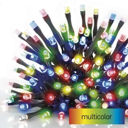 LED Kerst lichtsnoer voor buiten 50xLED/5m IP44 Meerdere kleuren
