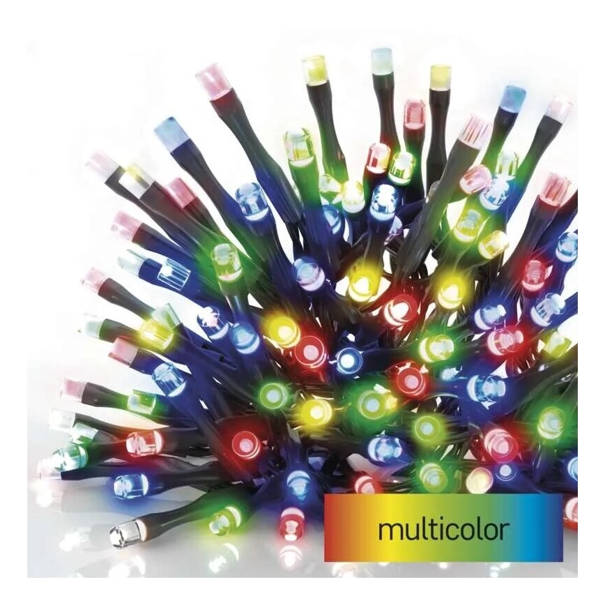 LED Kerst lichtsnoer voor buiten 50xLED/5m IP44 Meerdere kleuren