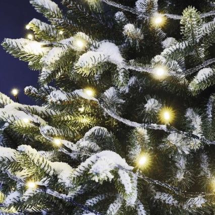 LED Kerst lichtsnoer voor buiten 50xLED/5m IP44 warm wit