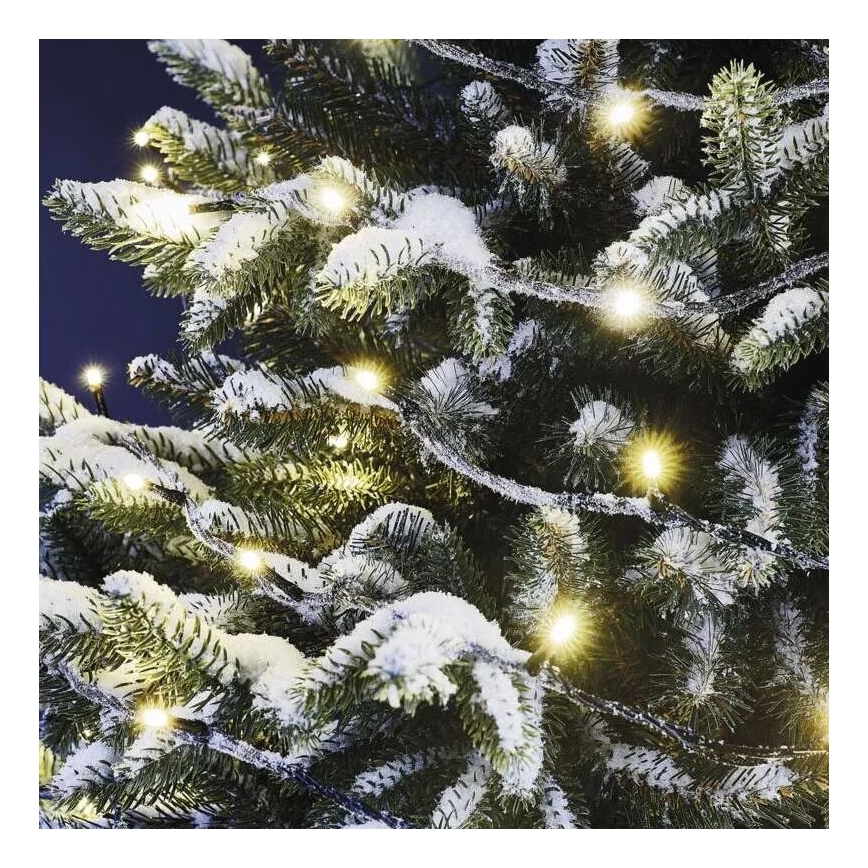 LED Kerst lichtsnoer voor buiten 50xLED/5m IP44 warm wit