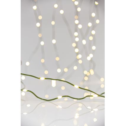 LED Kerst lichtsnoer voor buiten LINE 700xLED/8 Functies 40 m IP44 warm wit