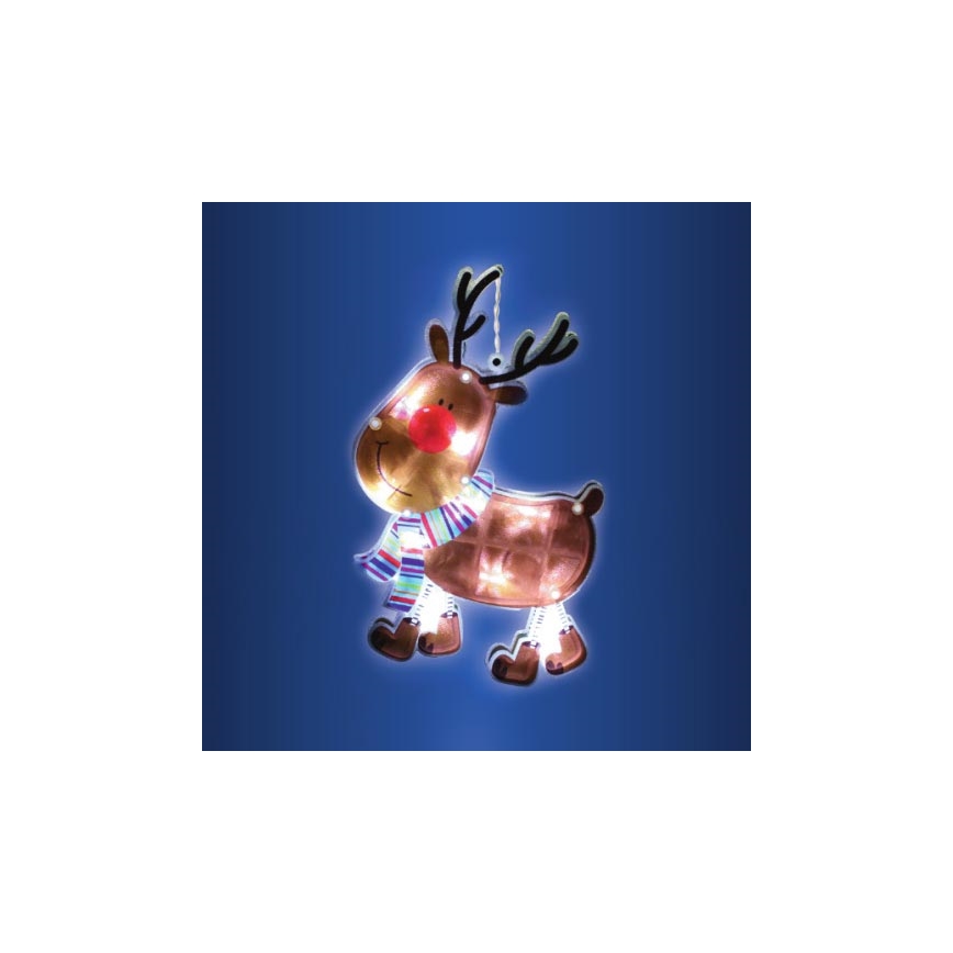 LED Kerst raamdecoratie 10xLED/3xAAA