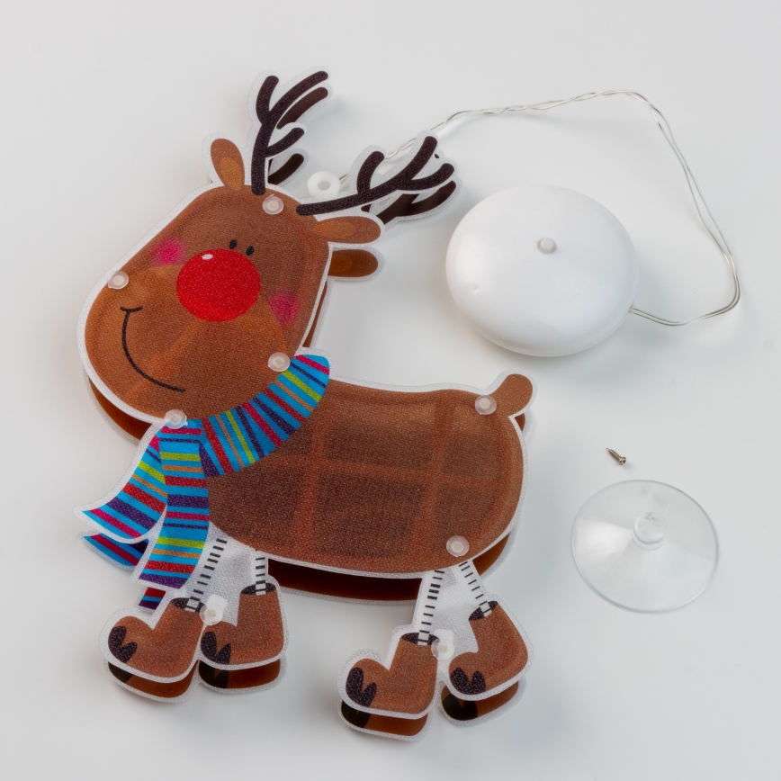 LED Kerst raamdecoratie 10xLED/3xAAA