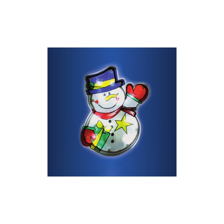LED Kerst raamdecoratie 10xLED/3xAAA