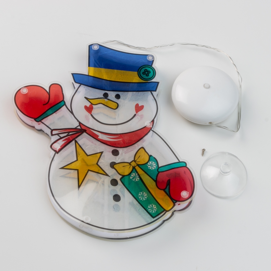 LED Kerst raamdecoratie 10xLED/3xAAA