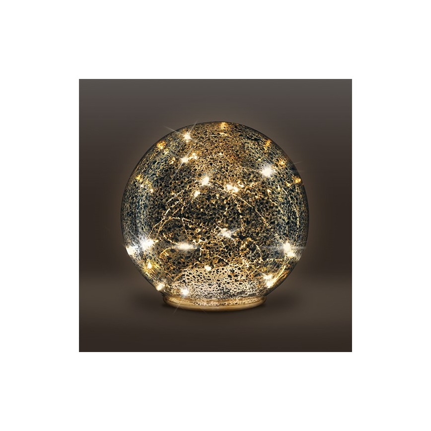 LED Kerstbol 20xLED/3xAAA