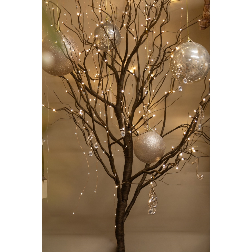 LED Kerstdecoratieve kunstboom TREE 176xLED/230V 2,5 m