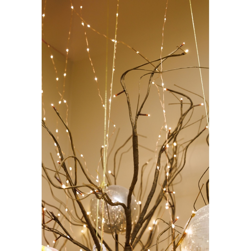 LED Kerstdecoratieve kunstboom TREE 176xLED/230V 2,5 m