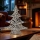 LED kerstdecoratie 160xLED/230V 45 cm kerstboompje warm wit
