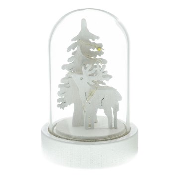 LED Kerstdecoratie 1xLED/1xCR2032 warm wit