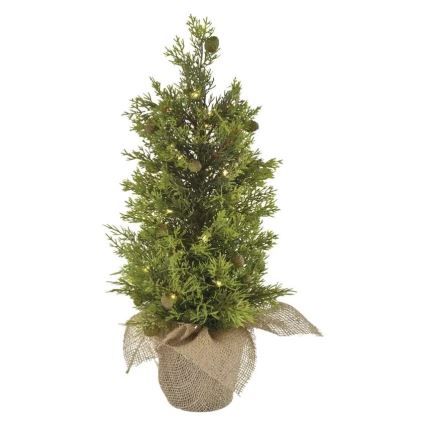 LED-kerstdecoratie 30xLED/3xAA IP44