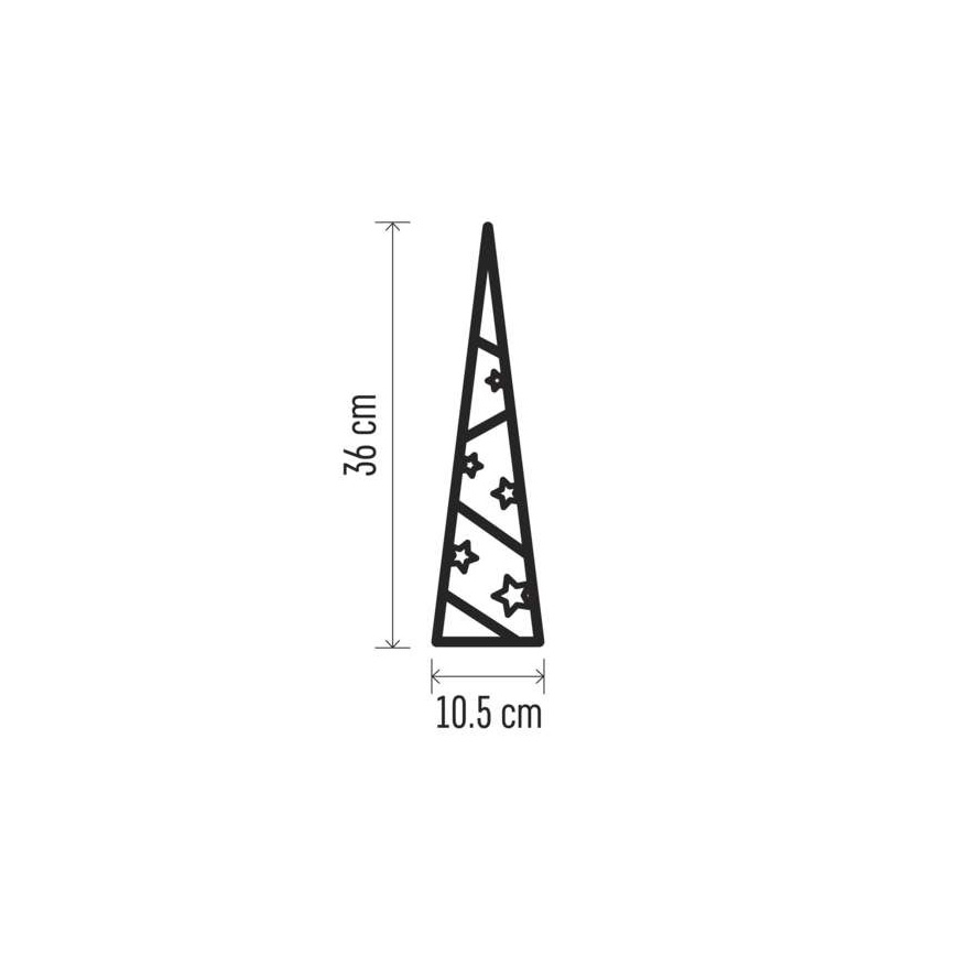 LED Kerstdecoratie 8xLED/2xAA