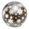 LED kerstdecoratie LED/0,3W/3xAA kerstbal Ø 12 cm