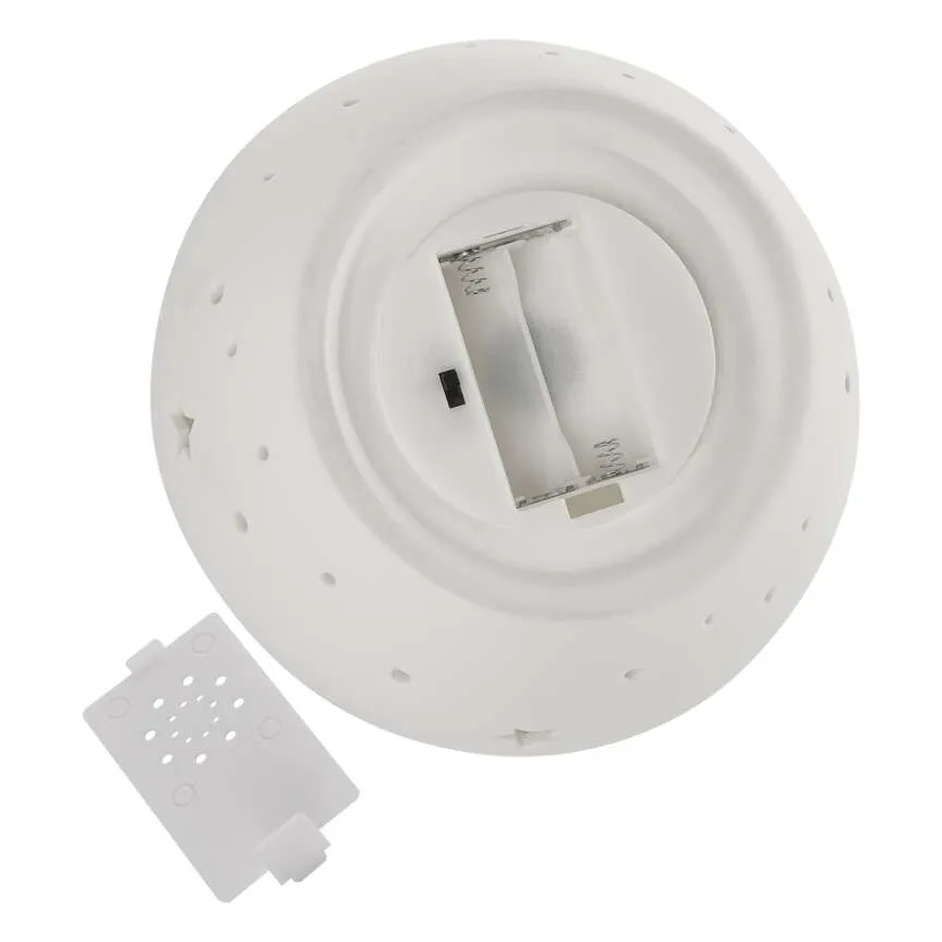 LED kerstdecoratie LED/0,4W/2xAA keramische engel