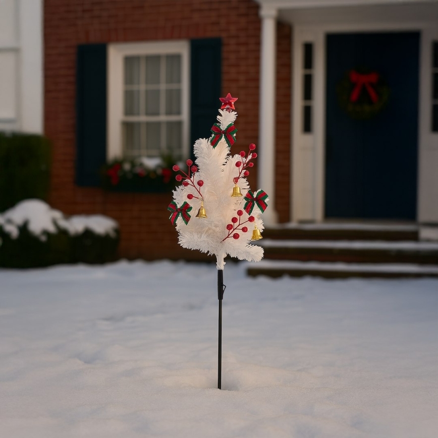 LED kerstdecoratie LED/1W/230V 75 cm IP44 wit