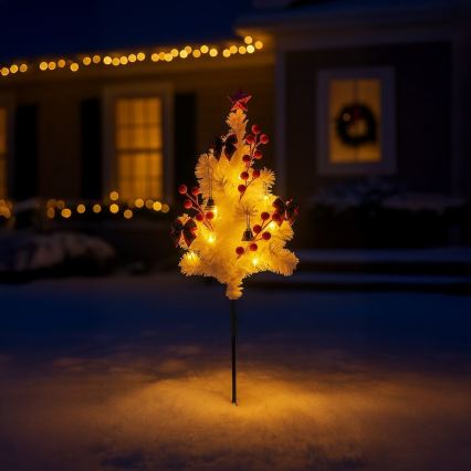 LED kerstdecoratie LED/1W/230V 75 cm IP44 wit