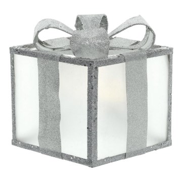 LED kerstdecoratie LED/2xAA 15 cm cadeau