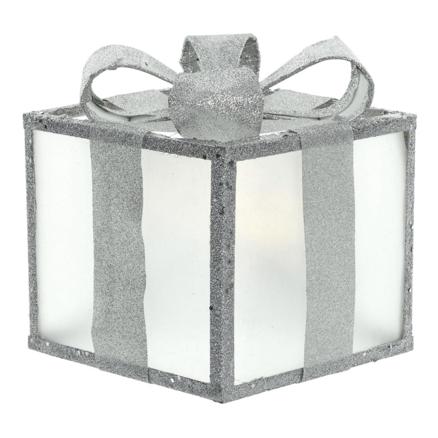 LED kerstdecoratie LED/2xAA 15 cm cadeau
