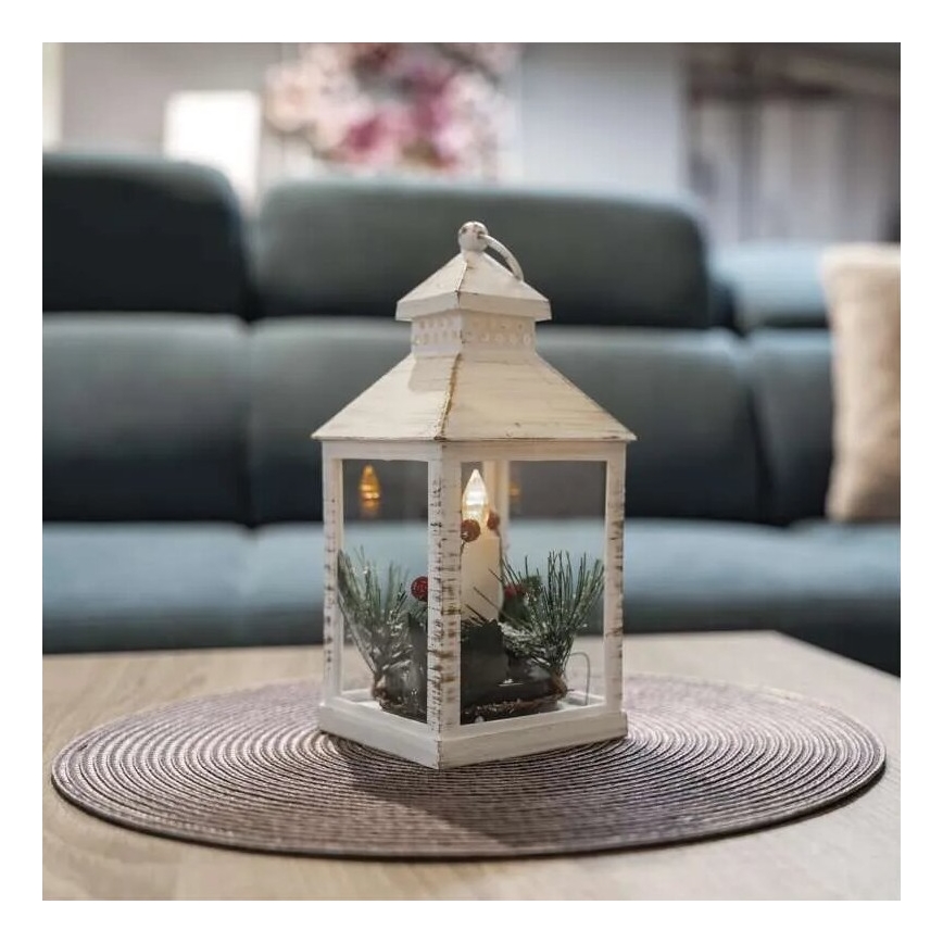 LED kerstdecoratie LED/3xAAA lantaarn