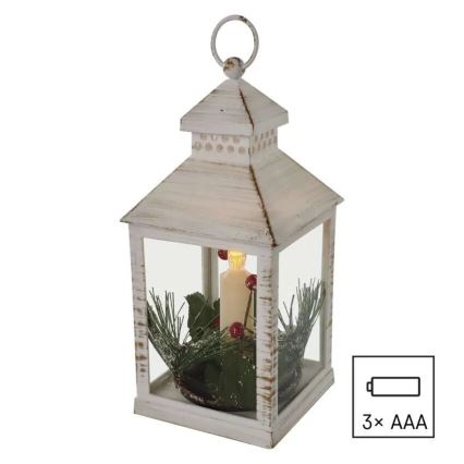 LED kerstdecoratie LED/3xAAA lantaarn