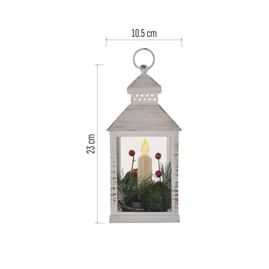 LED kerstdecoratie LED/3xAAA lantaarn