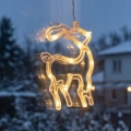LED Kerstdecoratie LED/3xAAA/warm wit rendier