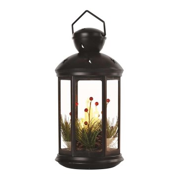 LED kerstdecoratie LED/3xAAA zwart