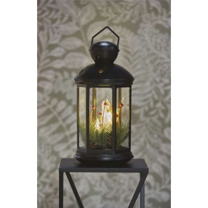 LED kerstdecoratie LED/3xAAA zwart