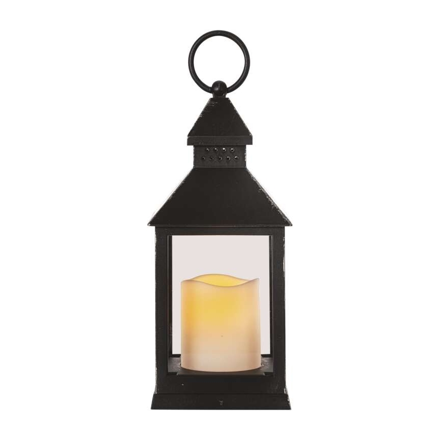 LED kerstdecoratie LED/3xAAA zwart