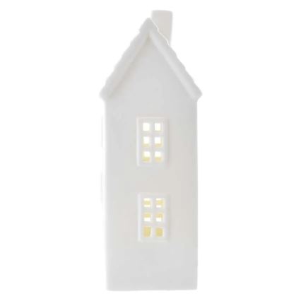 LED kerstdecoratie LED/CR2032-huisje