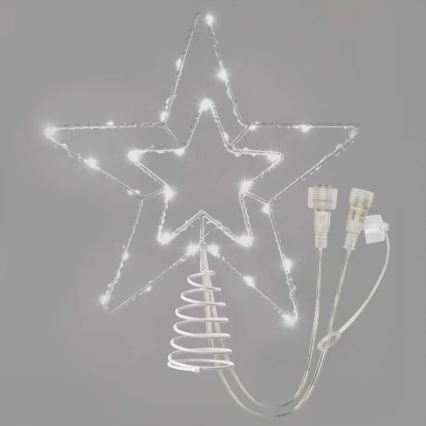 LED Kerstdecoratie voor buiten 30xLED/4W/30V IP44 koud wit
