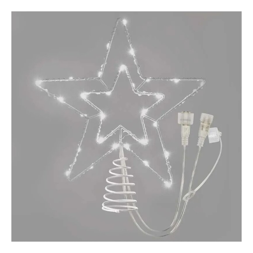 LED Kerstdecoratie voor buiten 30xLED/4W/30V IP44 koud wit