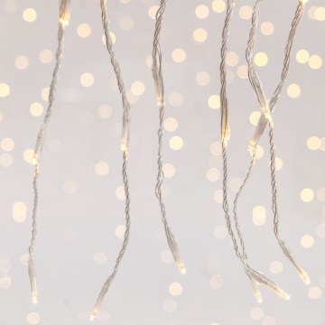 LED Kerstgordijn voor buiten CURTAIN 360xLED/3,6W/230V 2x2 m IP44 warm wit