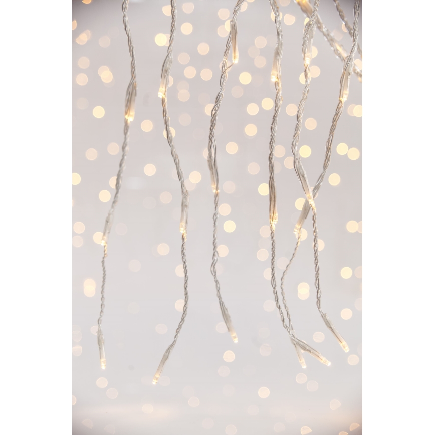 LED Kerstgordijn voor buiten CURTAIN 360xLED/3,6W/230V 2x2 m IP44 warm wit