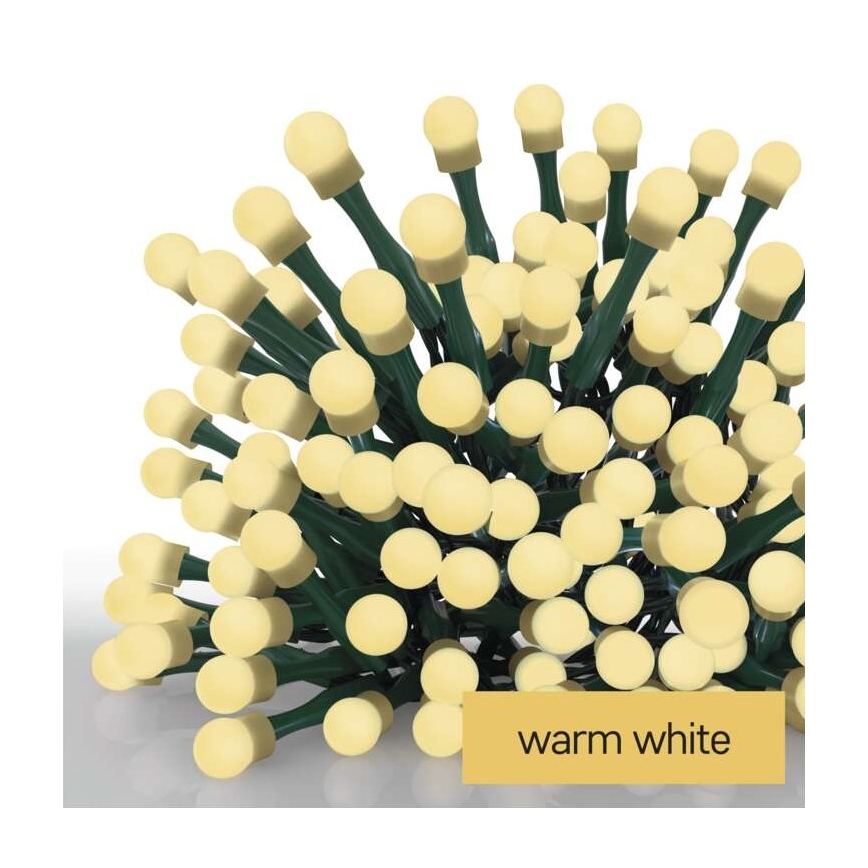 LED kerstketting 50xLED/4m warm wit