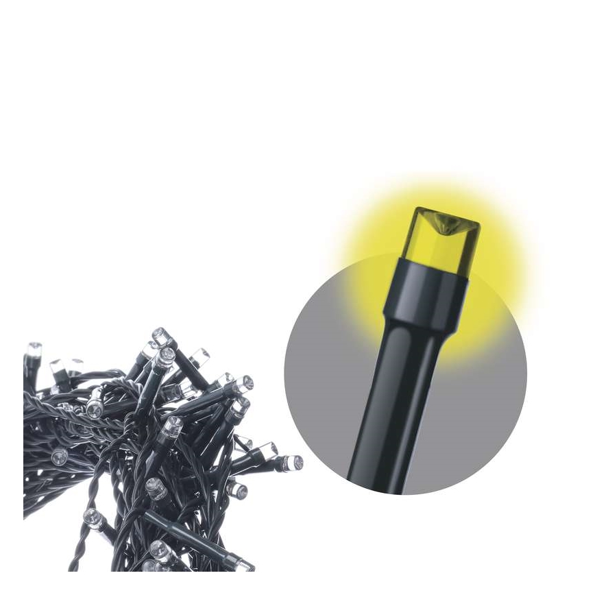 LED kerstketting buiten 80xLED/13m IP44 warm wit