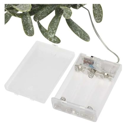 LED-kerstkrans 25x LED / 3x AA, Ø 35 cm