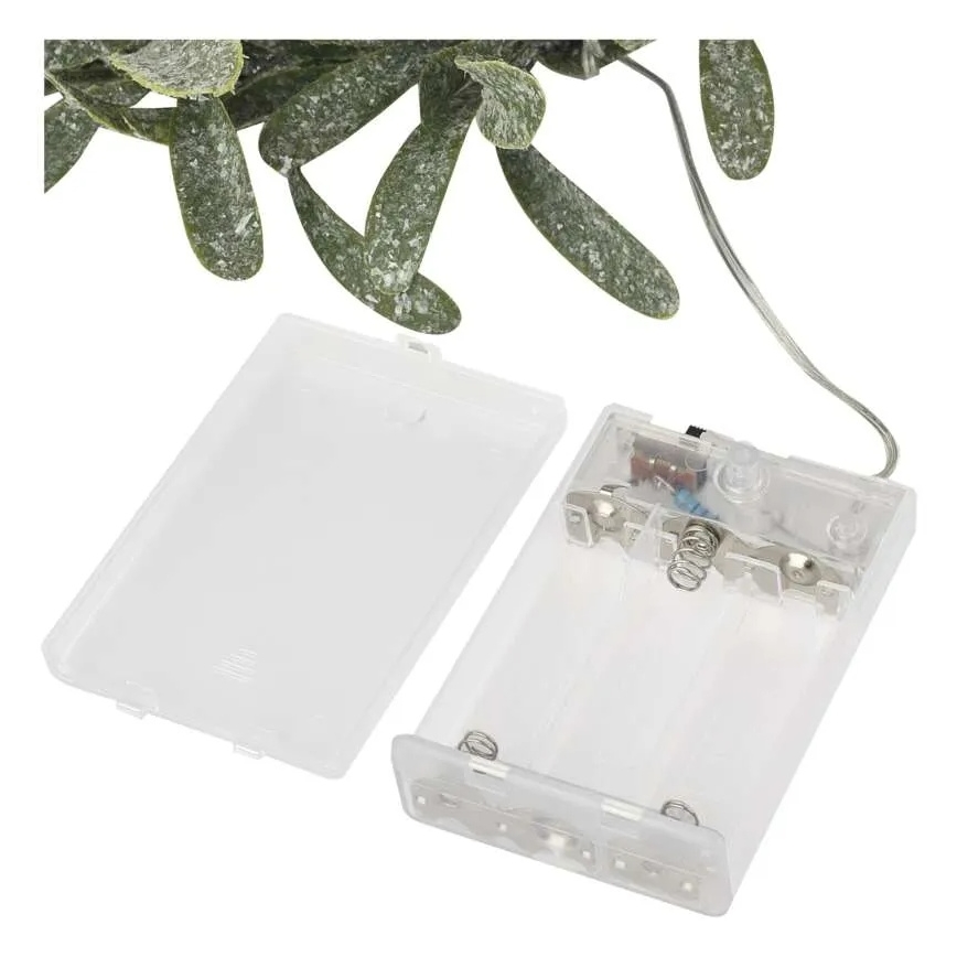 LED-kerstkrans 25x LED / 3x AA, Ø 35 cm