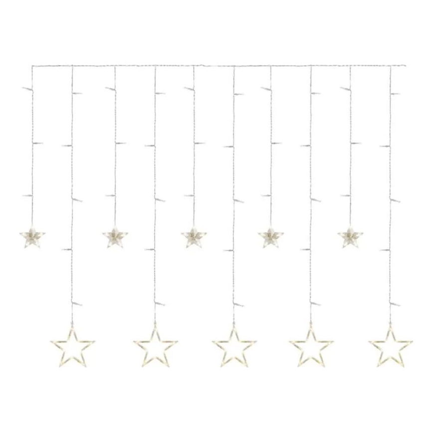 LED kerstlichtgordijn 115xLED/1,35W 6,85x1,05 m warm wit