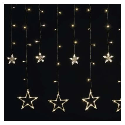 LED kerstlichtgordijn 115xLED/1,35W 6,85x1,05 m warm wit