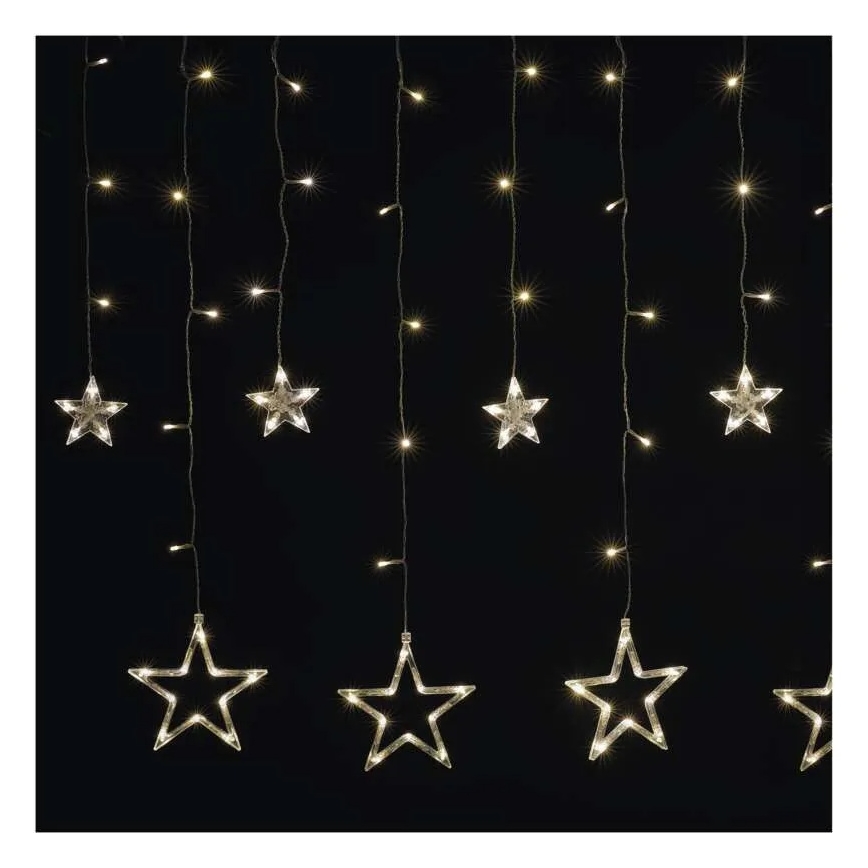 LED kerstlichtgordijn 115xLED/1,35W 6,85x1,05 m warm wit