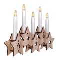 LED Kerstlichthouder 5xLED/2xAA