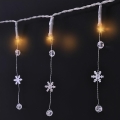 LED kerstlichtsnoer 20xLED/2xAA 2m warm wit