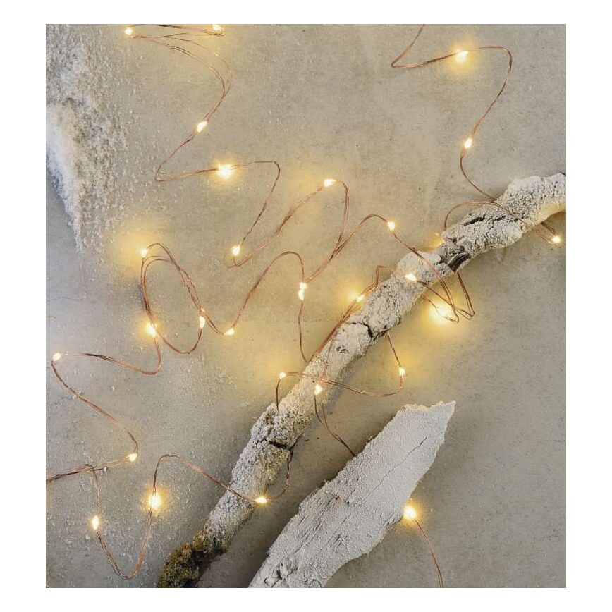 LED kerstlichtsnoer voor buiten 100xLED/15m IP44 warm wit
