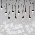 LED kerstlichtsnoer voor buiten 10xLED/9,5 m IP44 koud wit